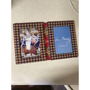 Vera Bradley Quilted Photo Frame 4 x 6 Pictures Navy Floral Design NWOT